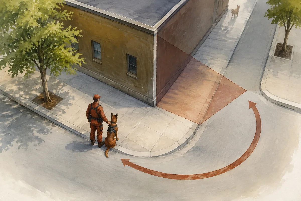 L'angle mort : ce que votre chien voit avant vous.