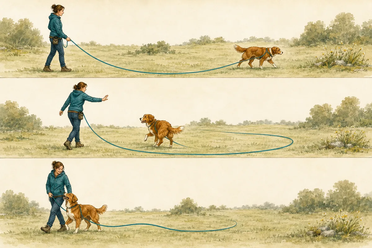 Partie 4 : travailler avec la longe