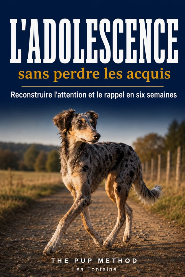 Traversez l'adolescence sans perdre les acquis de votre chien
