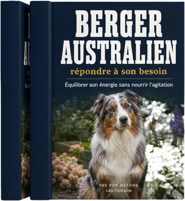 Couverture du livre Canalisez l'énergie de votre Berger Australien au quotidien
