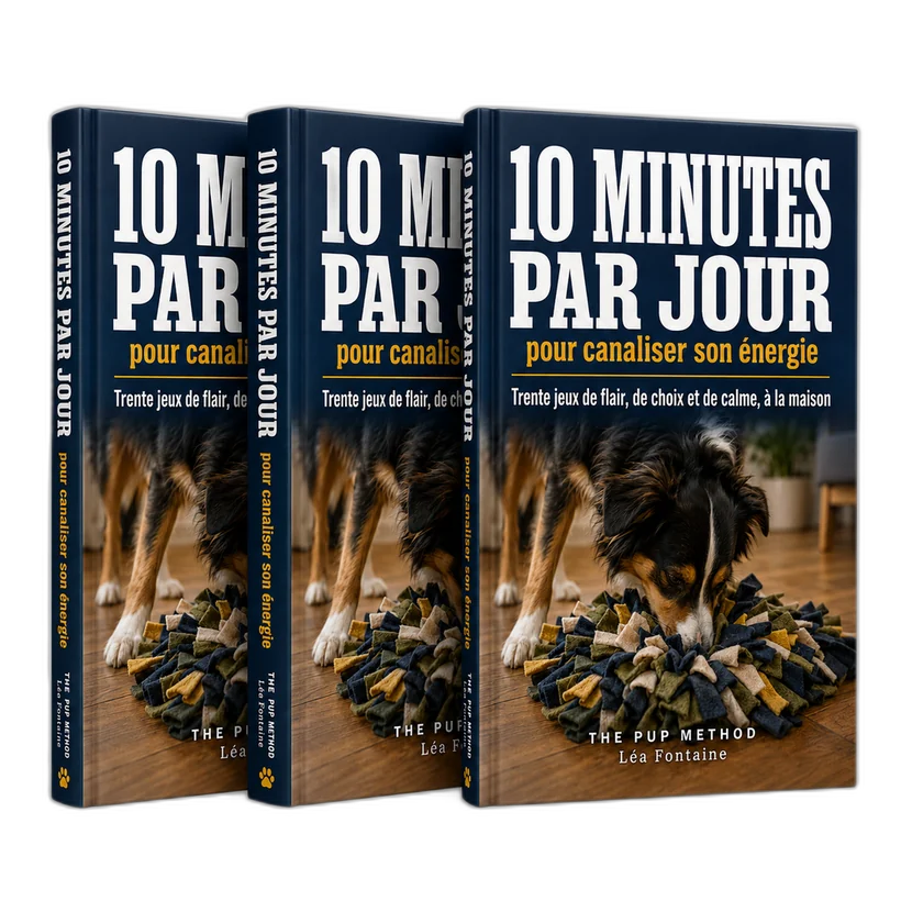 Couverture du livre Canalisez l'énergie de votre chien en 10 minutes par jour