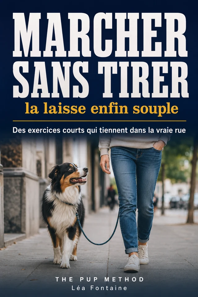 Apprenez à votre chien à marcher sans tirer