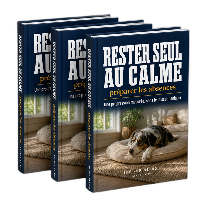 Couverture du livre Apprenez à votre chien à rester seul dans le calme