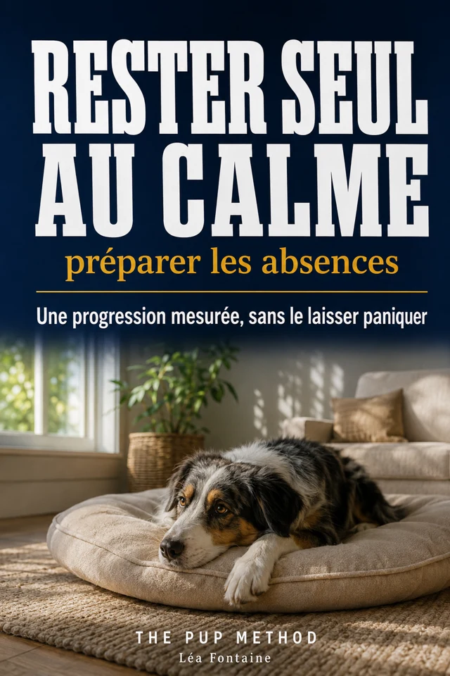 Apprenez à votre chien à rester seul dans le calme